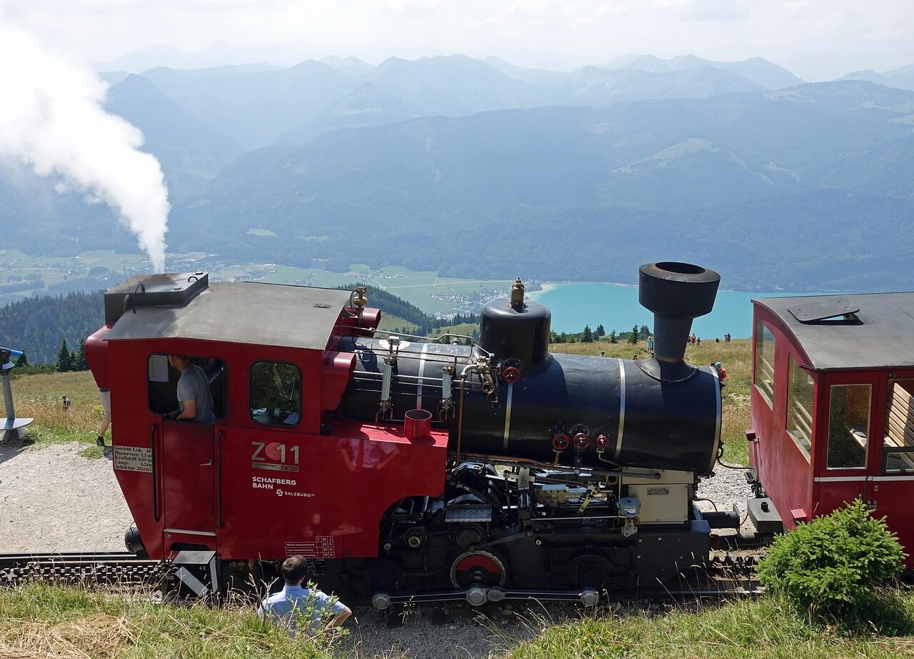 zubačka na horu schafberg